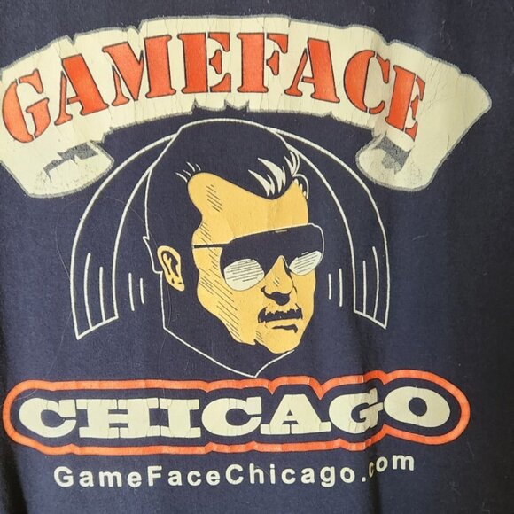 Vintage Men's T-Shirt Game Face Mike Ditka Chicago Size 2x - Picture 1 of 8